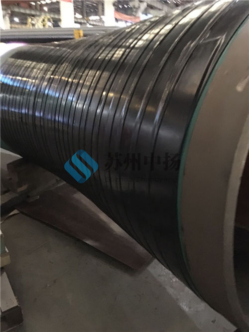 1219弯管整体防腐用热缩缠绕带施工案例