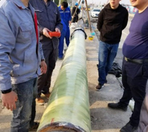 管道定向钻穿越用环氧玻璃钢施工说明书